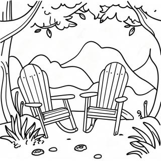 Relaxing Nature Scene Coloring Page 4671-3731