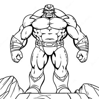 Red Titan Coloring Pages