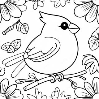 St Louis Cardinals Logo Coloring Page 46733-36950