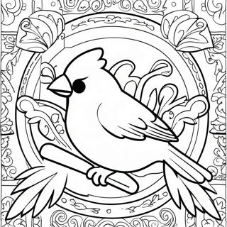 St Louis Cardinals Logo Coloring Page 46733-36952