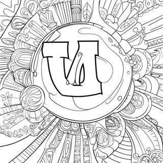 Illini Logo Coloring Page 46743-36943