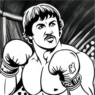 Rocky Balboa Boxing Coloring Page 46753-36969