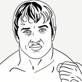 Rocky Balboa Boxing Coloring Page 46753-36970