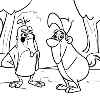 Emperor's New Groove Coloring Pages