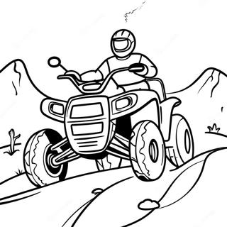 Pagini De Colorat Cu Aventuri Off-Road Cu Atv-Uri 4680-3727