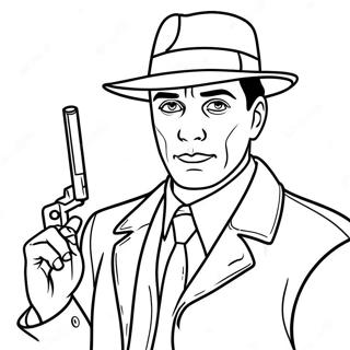 Detective Coloring Page 46853-37035