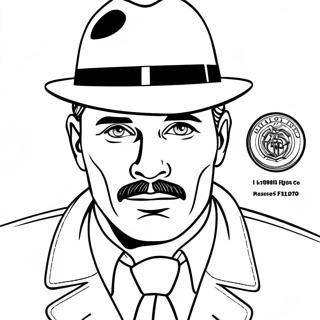 Detective Coloring Page 46853-37036