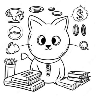 Financial Literacy Coloring Page 46863-37044