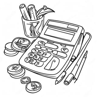 Budgeting Basics Coloring Page 46864-37045