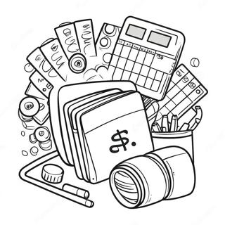 Budgeting Basics Coloring Page 46864-37048