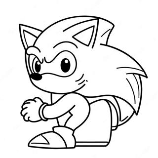 Vector Sonic Coloring Pages