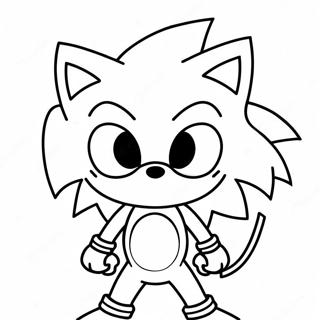 Vector Sonic Coloring Page 46903-37074