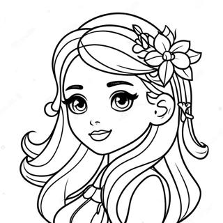 Rainbow High Jade Coloring Pages