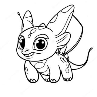 Baby Toothless Fliegendes Ausmalbild 46933-37109