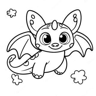 Baby Toothless Flying Coloring Page 46933-37111