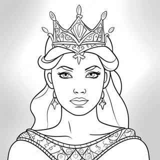 Ice Queen Coloring Pages