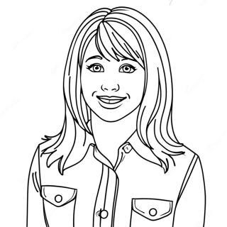 Lizzie Mcguire Coloring Page 46983-37143