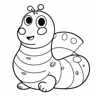 Pages Worm Coloring Pages