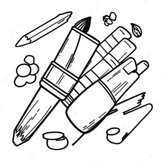 Markers Coloring Page For Kids 47013-37161