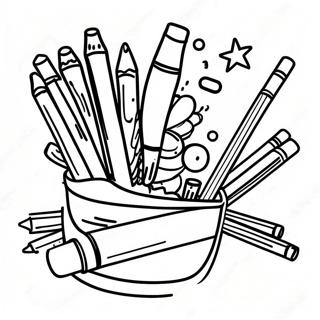 Markers Coloring Page For Kids 47013-37164