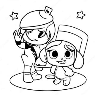 Timmy Turner And Cosmo Coloring Page 4701-3740