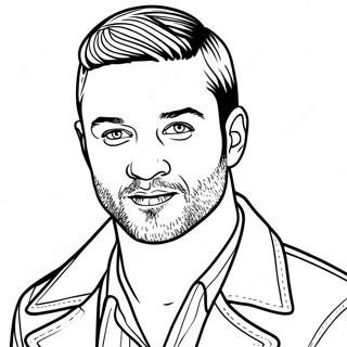 Justin Timberlake Coloring Pages