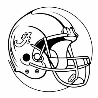 Alabama Football Logo Coloring Page 47053-37197