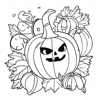 Samhain Celebration Coloring Page 47093-37230