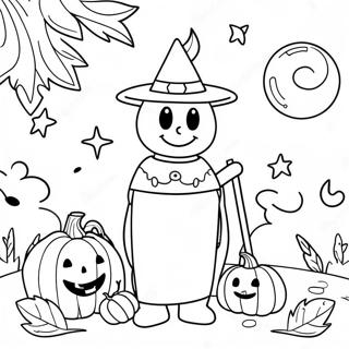 Samhain Celebration Coloring Page 47093-37232