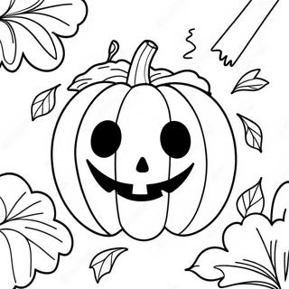 Spooky Samhain Pumpkin Coloring Page 47094-37236