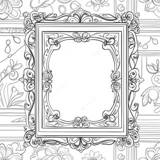 Picture Frame Coloring Pages