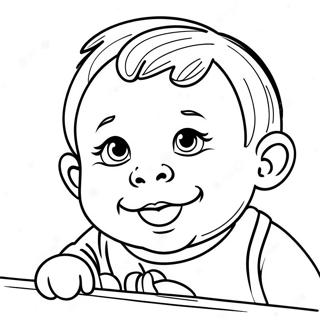 Baby Boy Coloring Pages