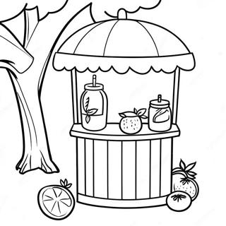 Lemonade Stand Coloring Page 47203-37319