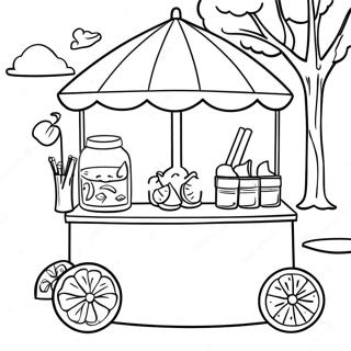 Lemonade Stand Coloring Page 47203-37320