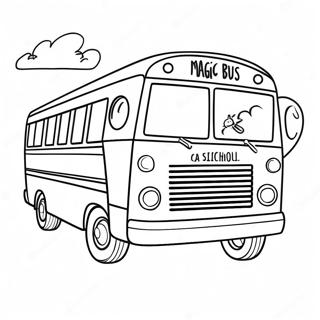 Magic School Bus Coloring Pages