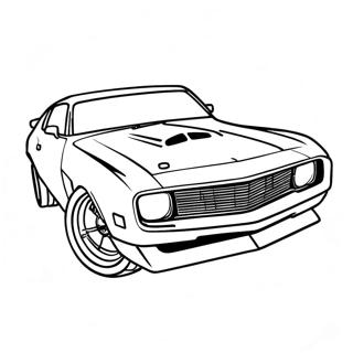 Fast And Furious Car Coloring Pages