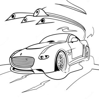 Fast And Furious Car Coloring Pages