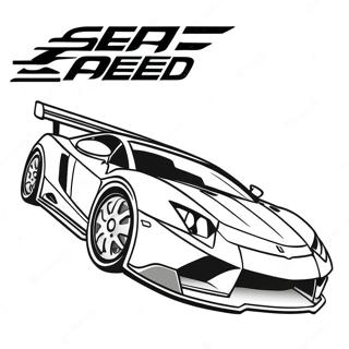 Need For Speed Coloring Pages