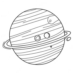 Uranus With Rings Coloring Page 47314-37418