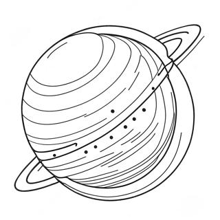 Uranus With Rings Coloring Page 47314-37419