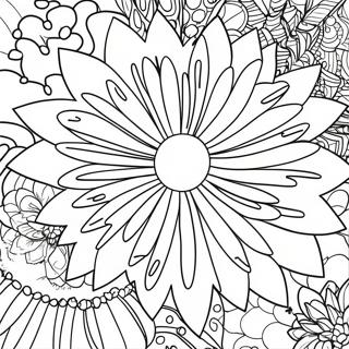 Easy Fireworks Coloring Page 47323-37416