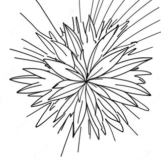 Colorful Fireworks Display Coloring Page 47324-37412