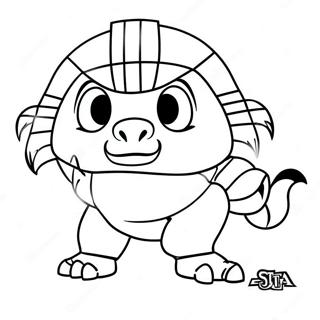 Iowa State University Mascot Coloring Page 47334-37425