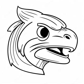 Iowa State University Mascot Coloring Page 47334-37427