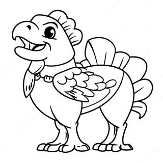 Iowa State University Mascot Coloring Page 47334-37428