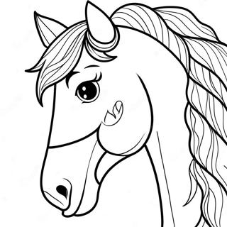 Beautiful Horse Coloring Pages