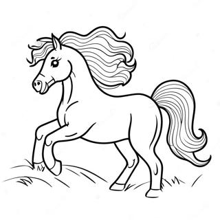 Beautiful Horse Coloring Pages