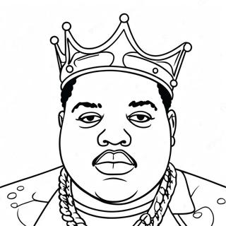 Biggie Smalls Coloring Pages