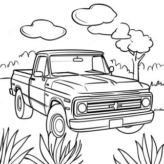 Chevy C10 Coloring Pages