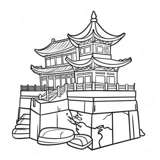 China Landmark Coloring Page 47423-37494